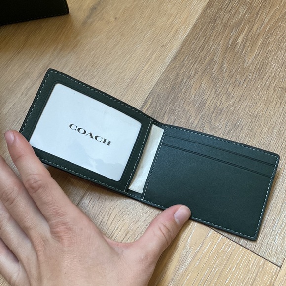 Coach 3 in 1 Wallet With Coach Monogram Print in Amazon Green - Picture 8 of 8